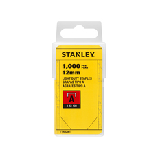 СКОБИ ЗА ТАКЕР ТИП А 53 12 ММ STANLEY 1-TRA208T СКОБИ ЗА ТАКЕР ТИП А 53 12 ММ STANLEY 1-TRA208T