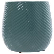 КЕРАМИЧНА КАШПА 23X23X22CM СИВА КЕРАМИЧНА КАШПА 23X23X22CM СИВА