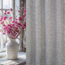 ПЕРДЕ ПЛЪТНО 150Х270 СМ ЛЕН СИВ ПЕРДЕ ПЛЪТНО 150Х270 СМ ЛЕН СИВ