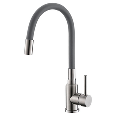 СМЕСИТЕЛ ЗА КУХНЯ С ПОДВИЖНО ALVEUS РАМО FLEXA СИВ СМЕСИТЕЛ ЗА КУХНЯ С ПОДВИЖНО ALVEUS РАМО FLEXA СИВ