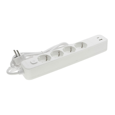 РАЗКЛОНИТЕЛ 4 ГН. USB A+C 3M БЯЛ С КЛЮЧ РАЗКЛОНИТЕЛ 4 ГН. USB A+C 3M БЯЛ С КЛЮЧ