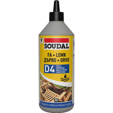 ЛЕПИЛО ЗА ДЪРВО D4 ПОЛИУРЕТАНОВО 750 ML SOUDAL ЛЕПИЛО ЗА ДЪРВО D4 ПОЛИУРЕТАНОВО 750 ML SOUDAL