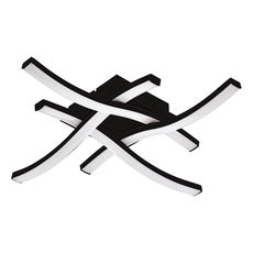 LED ПЛАФОН 4X7.4W 2480LM 3000K ЧЕРЕН EGLO CABEZAS-E LED ПЛАФОН 4X7.4W 2480LM 3000K ЧЕРЕН EGLO CABEZAS-E