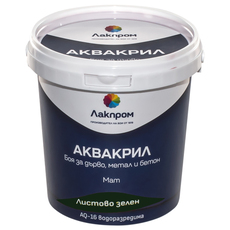 АКВАКРИЛ AQ-16 БОЯ RAL 6002 ЗЕЛЕН 700 ML АКВАКРИЛ AQ-16 БОЯ RAL 6002 ЗЕЛЕН 700 ML
