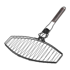 СКАРА ЗА БАРБЕКЮ ЗА РИБА С МОБИЛНА ДРЪЖКА 24X41CM MUSTANG Black Line СКАРА ЗА БАРБЕКЮ ЗА РИБА С МОБИЛНА ДРЪЖКА 24X41CM MUSTANG Black Line