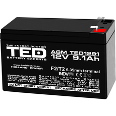 АКУМУЛАТОР 12V / 9AH AGM TED ELECTRIC АКУМУЛАТОР 12V / 9AH AGM TED ELECTRIC