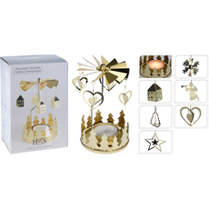 КОЛЕДНА ПОСТАВКА ЗА СВЕЩ ВЪРТЕЛЕЖКА HOME&STYLING ACC004960 КОЛЕДНА ПОСТАВКА ЗА СВЕЩ ВЪРТЕЛЕЖКА HOME&STYLING ACC004960