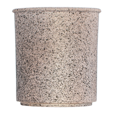 КАШПА БЯЛ ПЯСЪК Ф14cm, H15cm, 1.5l КАШПА БЯЛ ПЯСЪК Ф14cm, H15cm, 1.5l