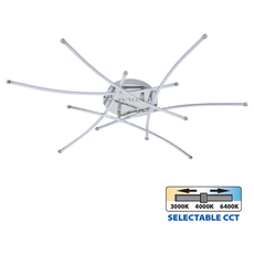 LED ПЛАФОН 40W 3000-6400K 3035LM 80CM ХРОМ VIVALUX ANETA LED ПЛАФОН 40W 3000-6400K 3035LM 80CM ХРОМ VIVALUX ANETA