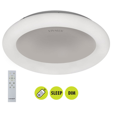 LED ПЛАФОН 45W 3000-6000K 4742LM 40CM БЯЛ ДУ VIVALUX CHELSEA LED ПЛАФОН 45W 3000-6000K 4742LM 40CM БЯЛ ДУ VIVALUX CHELSEA