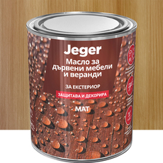 JEGER МАСЛО ЗА ДЪРВО ОРЕХ 0.7 L JEGER МАСЛО ЗА ДЪРВО ОРЕХ 0.7 L