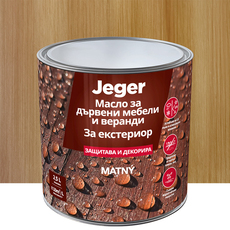 JEGER МАСЛО ЗА ДЪРВО ОРЕХ 2.5 L JEGER МАСЛО ЗА ДЪРВО ОРЕХ 2.5 L
