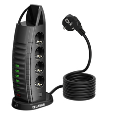 РАЗКЛ. LAVAR 8 ГН. USB-A+C ЧЕРЕН DUBAI РАЗКЛ. LAVAR 8 ГН. USB-A+C ЧЕРЕН DUBAI