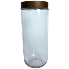 БУРКАН С ПРОЗРАЧНА КАПАЧКА 1 L WOOD BRIO БУРКАН С ПРОЗРАЧНА КАПАЧКА 1 L WOOD BRIO