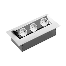 РАЗКЛОНИТЕЛ ЗА ВГРАЖДАНЕ 3 ГНЕЗДА И КАБЕЛ 1.5M БЯЛ GTV РАЗКЛОНИТЕЛ ЗА ВГРАЖДАНЕ 3 ГНЕЗДА И КАБЕЛ 1.5M БЯЛ GTV