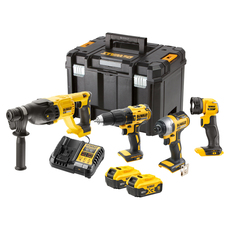 АКУМУЛАТОРЕН БЕЗЧЕТКОВ КОМПЛЕКТ DEWALT DCK440P2T-QW 18 V, BATTERY COUNT 2, 5.00 Ah, TOOL CASE АКУМУЛАТОРЕН БЕЗЧЕТКОВ КОМПЛЕКТ DEWALT DCK440P2T-QW 18 V, BATTERY COUNT 2, 5.00 Ah, TOOL CASE