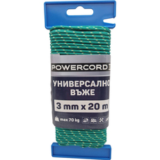 УНИВЕРСАЛНО ВЪЖЕ 3.0Х20М ДЪРЖАЧ ЗЕЛЕНО УНИВЕРСАЛНО ВЪЖЕ 3.0Х20М ДЪРЖАЧ ЗЕЛЕНО