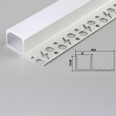 АЛ. ПРОФИЛ ЗА ВГР. ПОД КАРТОН ЪГЛОВ D-IL АЛ. ПРОФИЛ ЗА ВГР. ПОД КАРТОН ЪГЛОВ D-IL