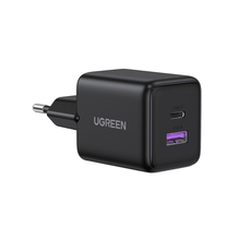 ЗАРЯДНО 220V USB-A+C 30W ЧЕРНО BLACK UGREEN ЗАРЯДНО 220V USB-A+C 30W ЧЕРНО BLACK UGREEN