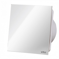 &ВЕНТИЛАТОР 100 12W FLAT GLASS WHITE &ВЕНТИЛАТОР 100 12W FLAT GLASS WHITE