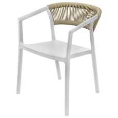 #PARIS Стол 57.5x55.5xh75cm WH HC-42455 #PARIS Стол 57.5x55.5xh75cm WH HC-42455