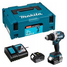CORDLESS DRILL DRIVER 18V L DRILL DRIVER KIT MAKITA DDF489RTJ 18 V, 73.00 nm, BATTERY COUNT 2, 5.00 Ah, TOOL CASE CORDLESS DRILL DRIVER 18V L DRILL DRIVER KIT MAKITA DDF489RTJ 18 V, 73.00 nm, BATTERY COUNT 2, 5.00 Ah, TOOL CASE