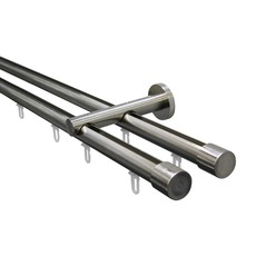 ДВОЕН КОРНИЗ ИСА 160 СМ СТОМАНА ОПТИК ДВОЕН КОРНИЗ ИСА 160 СМ СТОМАНА ОПТИК