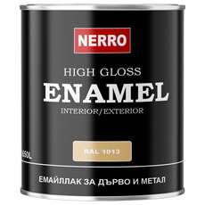 NERRO ЕМАЙЛЛАК RAL 1013 БЕЖОВ 0.650 L NERRO ЕМАЙЛЛАК RAL 1013 БЕЖОВ 0.650 L