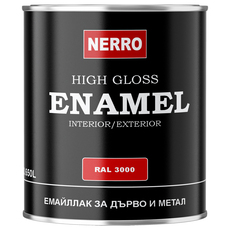 NERRO EЕМАЙЛЛАК RAL 3000 ЧЕРВЕН 0.650 L NERRO EЕМАЙЛЛАК RAL 3000 ЧЕРВЕН 0.650 L