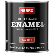 NERRO ЕМАЙЛЛАК RAL 3004 БОРДО 0.650 L NERRO ЕМАЙЛЛАК RAL 3004 БОРДО 0.650 L