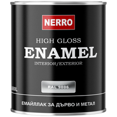 NERRO ЕМАЙЛЛАК RAL 9006 СРЕБРИСТО 0.650L NERRO ЕМАЙЛЛАК RAL 9006 СРЕБРИСТО 0.650L