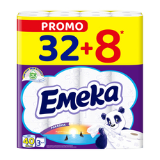 ТОАЛЕТНА ХАРТИЯ 3 ПЛАСТА PARADISE 32+8БР ТОАЛЕТНА ХАРТИЯ 3 ПЛАСТА PARADISE 32+8БР