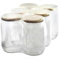 БУРКАН С КАПАЧКА 720 ML 6 БРОЯ БУРКАН С КАПАЧКА 720 ML 6 БРОЯ