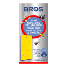 ЛЕПЯЩА ЛЕНТА ЗА НАСЕКОМИ BROS 10БР ЛЕПЯЩА ЛЕНТА ЗА НАСЕКОМИ BROS 10БР