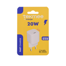 АДАПТЕР 20W USB-C БЪРЗО ЗАРЕЖДАНЕ БЯЛ АДАПТЕР 20W USB-C БЪРЗО ЗАРЕЖДАНЕ БЯЛ