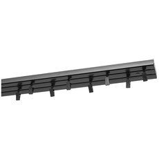 PVC КОРНИЗ 2-КАНАЛЕН 200 СМ ЧЕРЕН PVC КОРНИЗ 2-КАНАЛЕН 200 СМ ЧЕРЕН