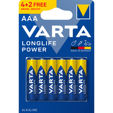БАТЕРИИ VARTA LONGLIFE POWER AAA БАТЕРИИ VARTA LONGLIFE POWER AAA