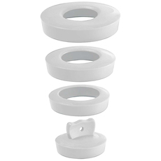 УНИВЕРСАЛНА ТАПА ЗА СИФОН 4 РАЗМЕРА - БЯЛА WIRQUIN УНИВЕРСАЛНА ТАПА ЗА СИФОН 4 РАЗМЕРА - БЯЛА WIRQUIN