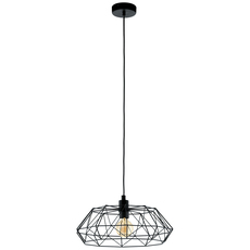 ПЕНДЕЛ 1ХЕ27 Ф45.5 ЧЕРЕН РЕШЕТКА EGLO CARLTON2 ПЕНДЕЛ 1ХЕ27 Ф45.5 ЧЕРЕН РЕШЕТКА EGLO CARLTON2