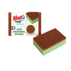 ГЪБА ДОМАКИНСКА MAGIC PREMIUM 2 БР MAGIC CLEAN ГЪБА ДОМАКИНСКА MAGIC PREMIUM 2 БР MAGIC CLEAN
