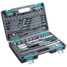 К-т инструменти 82 части 1/2"и 1/4" К-т инструменти 82 части 1/2"и 1/4"