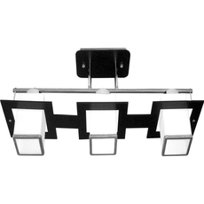 Полилей CUBE 3XE27 60W бял+кафяво Полилей CUBE 3XE27 60W бял+кафяво