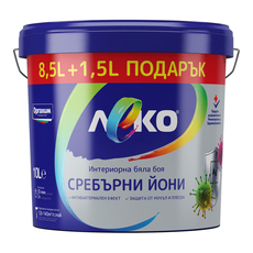 $LEKO БОЯ СЪС СРЕБЪРНИ ЙОНИ 8.5 L+ 1.5 L $LEKO БОЯ СЪС СРЕБЪРНИ ЙОНИ 8.5 L+ 1.5 L