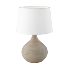 НАСТОЛНА ЛАМПА MARTIN E14 29cmЕКРЮ/БЯЛО НАСТОЛНА ЛАМПА MARTIN E14 29cmЕКРЮ/БЯЛО