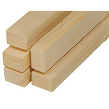 Timber slats and beams