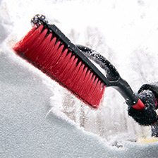 Snow brushes and scrapers