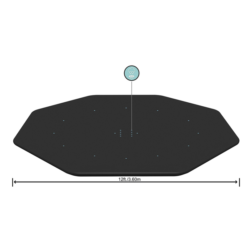 ПОКРИВАЛО БАСЕЙН 360x120см BESTW 58292 ПОКРИВАЛО БАСЕЙН 360x120см BESTW 58292