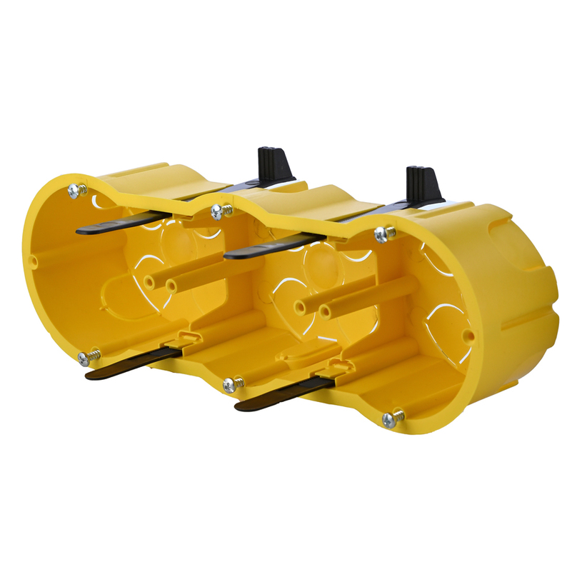 КОНЗОЛНА КУТИЯ ГК Ф60 ТРОЙНА БЪРЗ МОНТАЖ КОНЗОЛНА КУТИЯ ГК Ф60 ТРОЙНА БЪРЗ МОНТАЖ