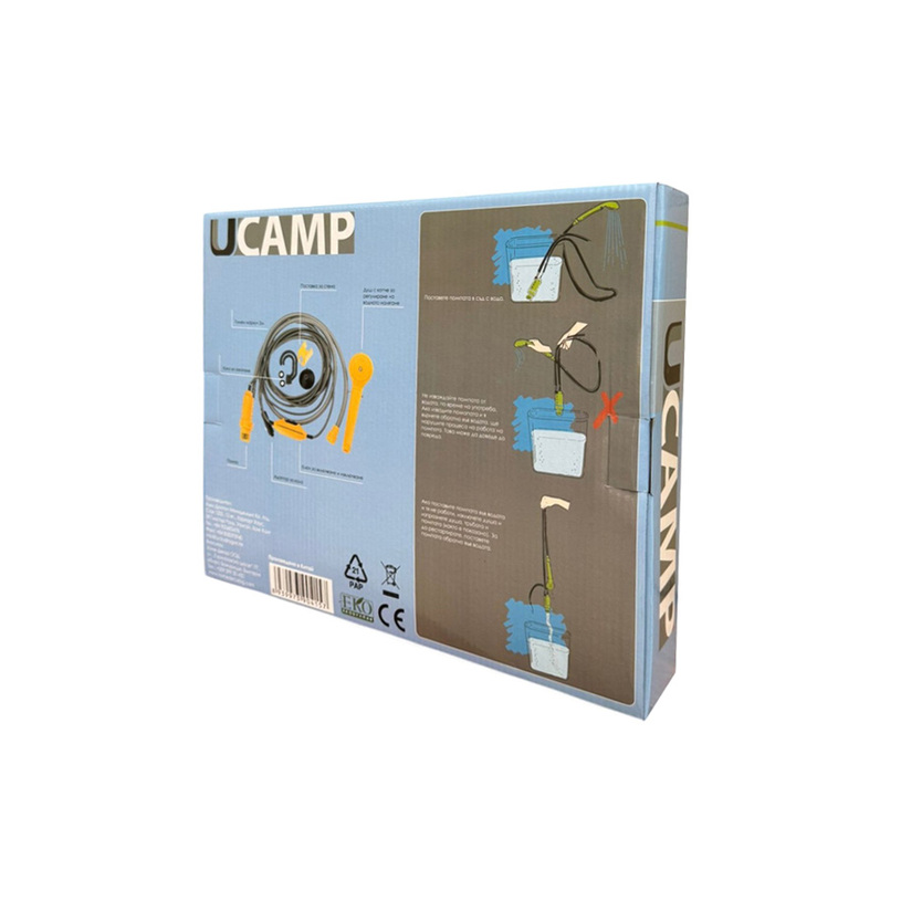 ПОРТАТИВЕН КЪМПИНГ ДУШ 12V ПОРТАТИВЕН КЪМПИНГ ДУШ 12V