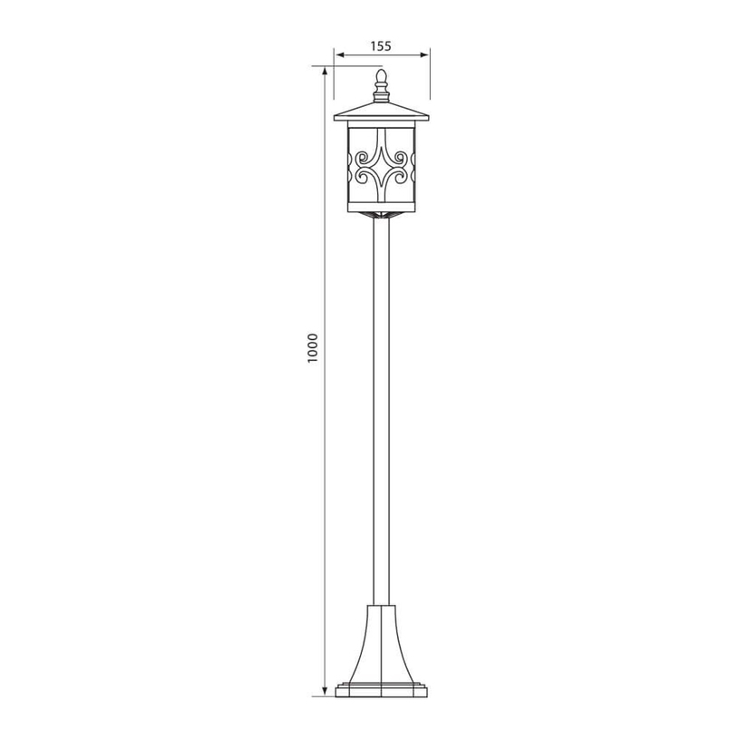 ГРАДИНСКИ ФЕНЕР СТОЯЩ 100CM JARDIN IP44 ГРАДИНСКИ ФЕНЕР СТОЯЩ 100CM JARDIN IP44